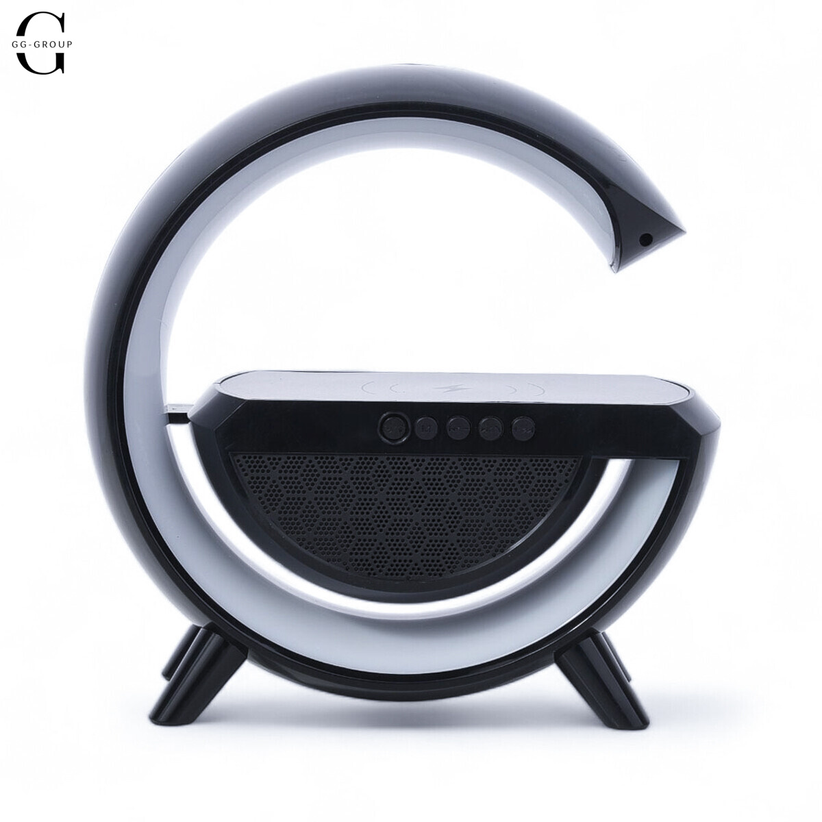 Ночник Smart Light Sound Machine с беспроводной зарядкой и Bluetooth колонкой 
